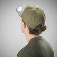 Junglist Olive Green and Camo Snapback for Drum and Bass