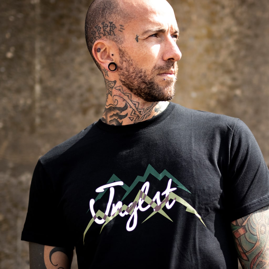 Black Junglist Mountaints T-Shirt