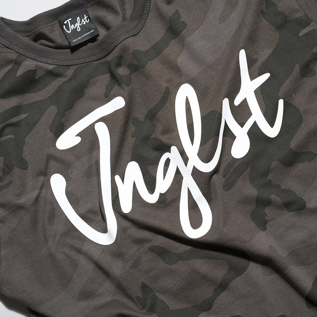 Camo T-Shirt with Junglist Print