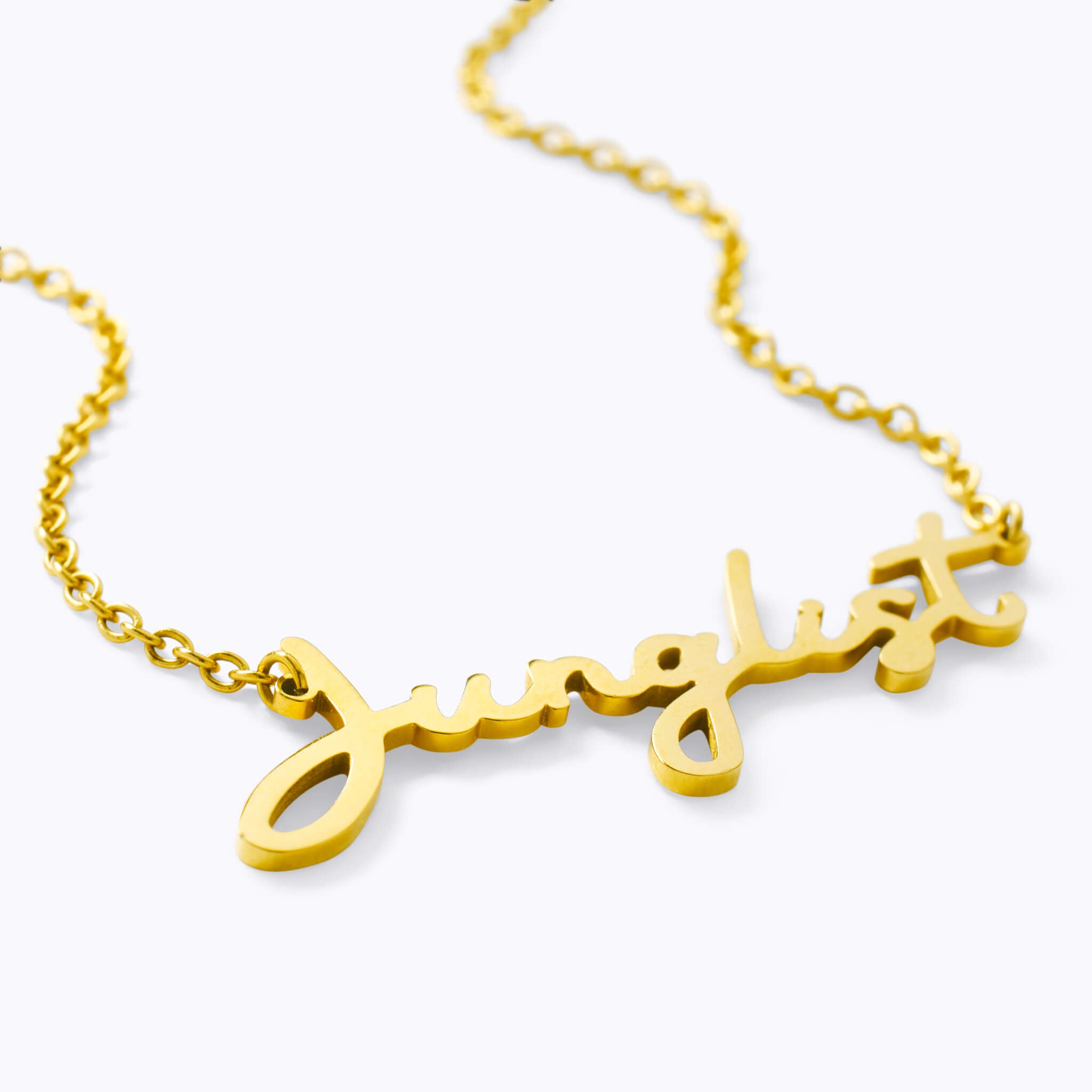 Gold Plated Junglist Necklace