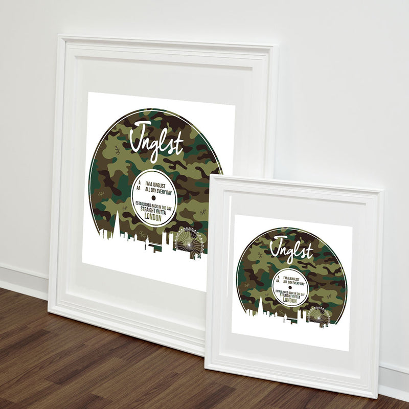 Jungle London Vinyl Art Print