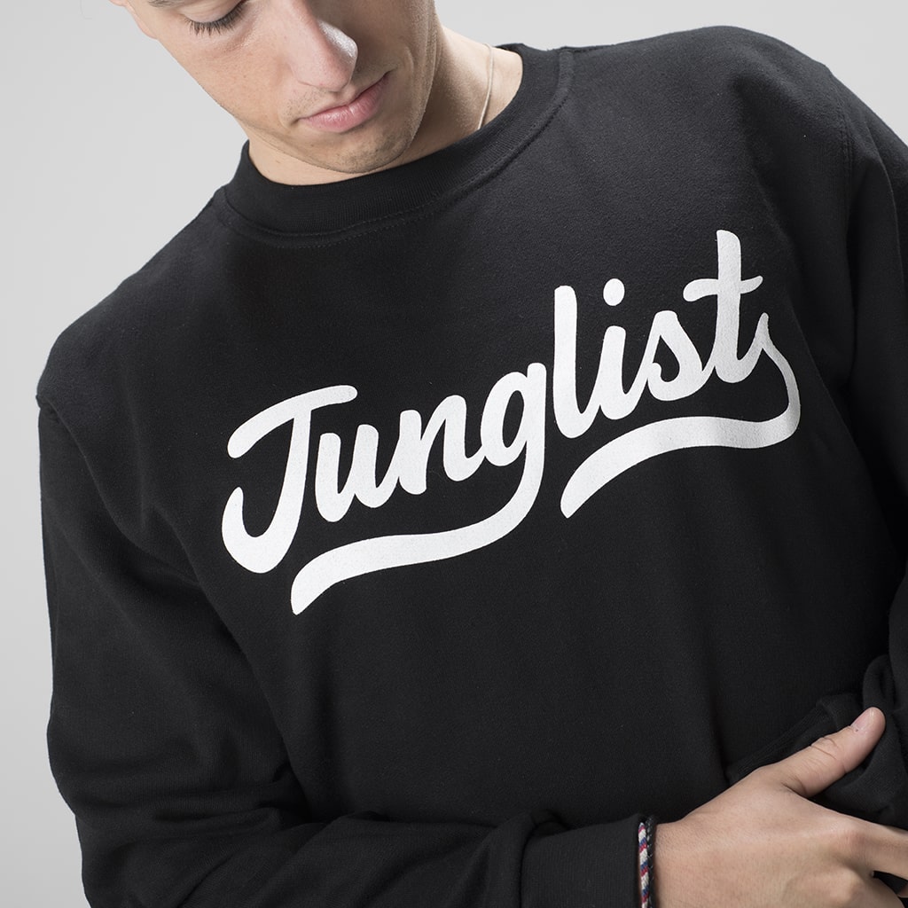 Junglist Black Sweatshirt from Jnglst Clothing