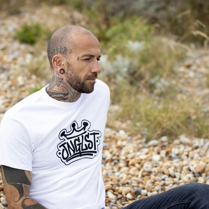 White Jnglst Old Skool Crown T Shirt