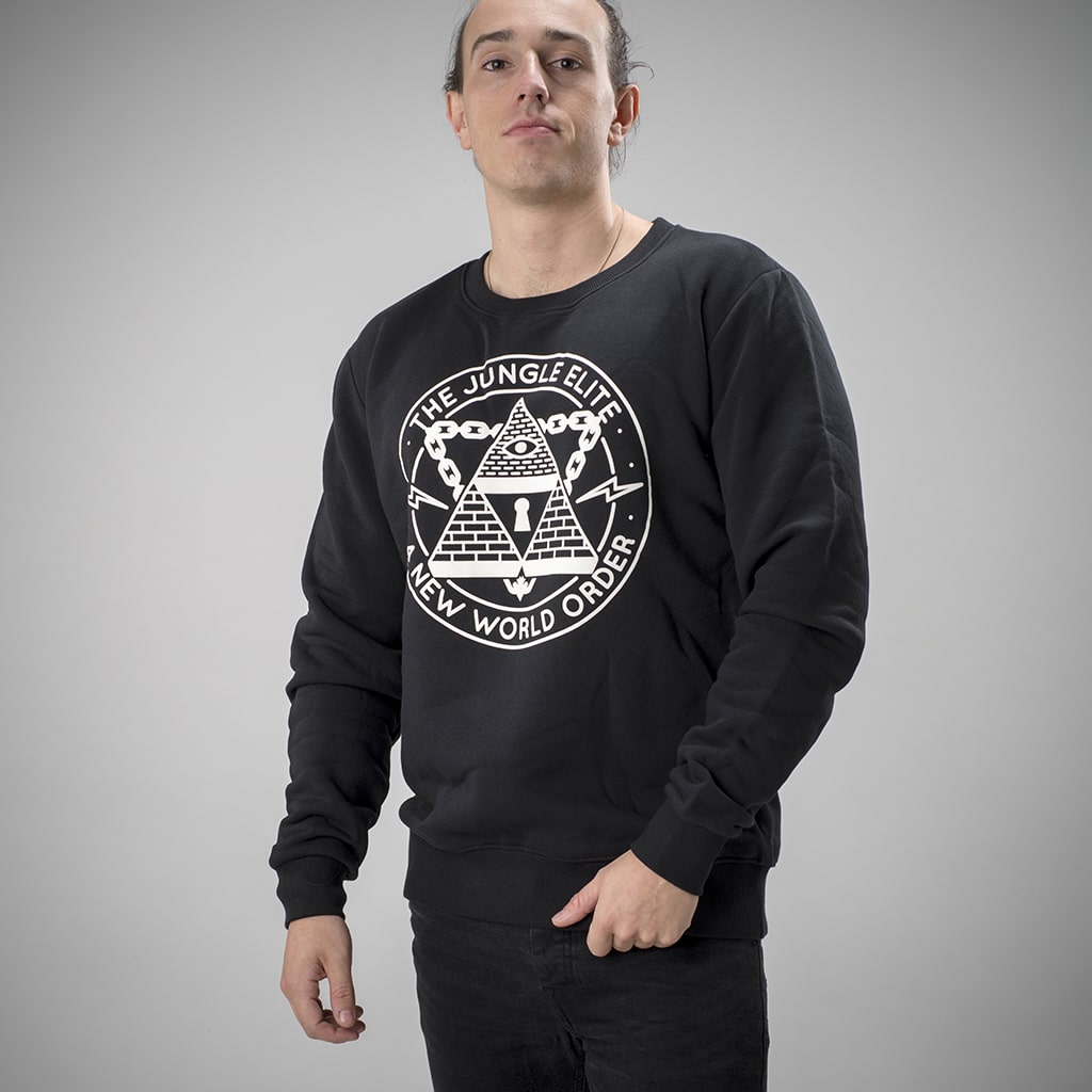 Black Jungle Elite Sweatshirt from Jnglst Clothing