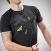 Black Junglist Meteor T-Shirt worn by Model