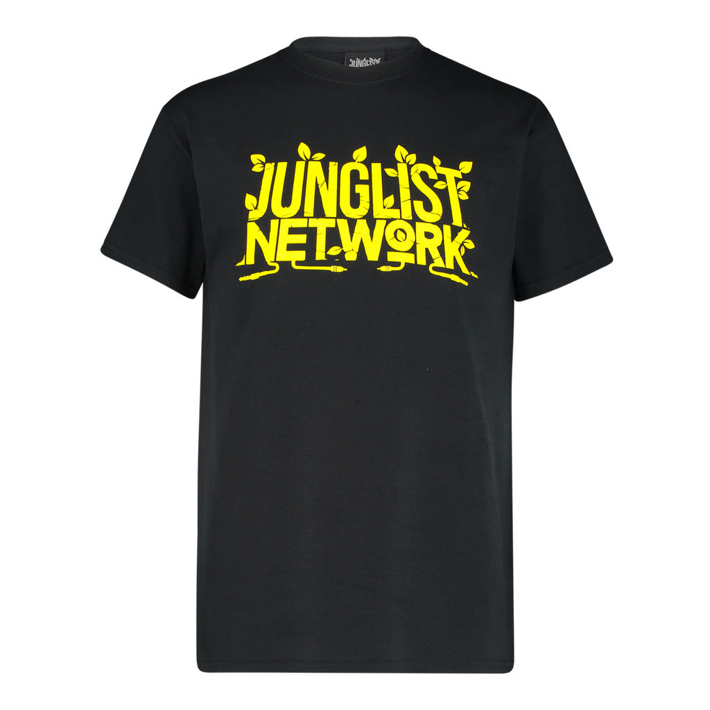 Black and Yellow Junglist Network T-Shirt