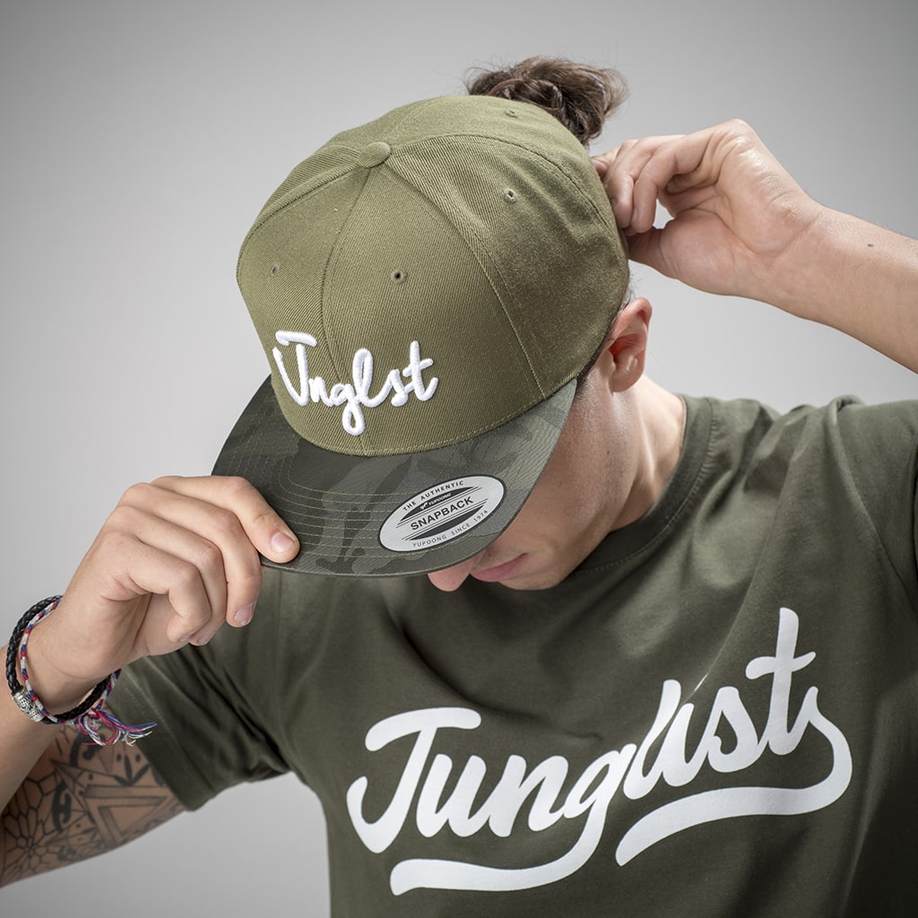 Junglist Olive Green Snapback