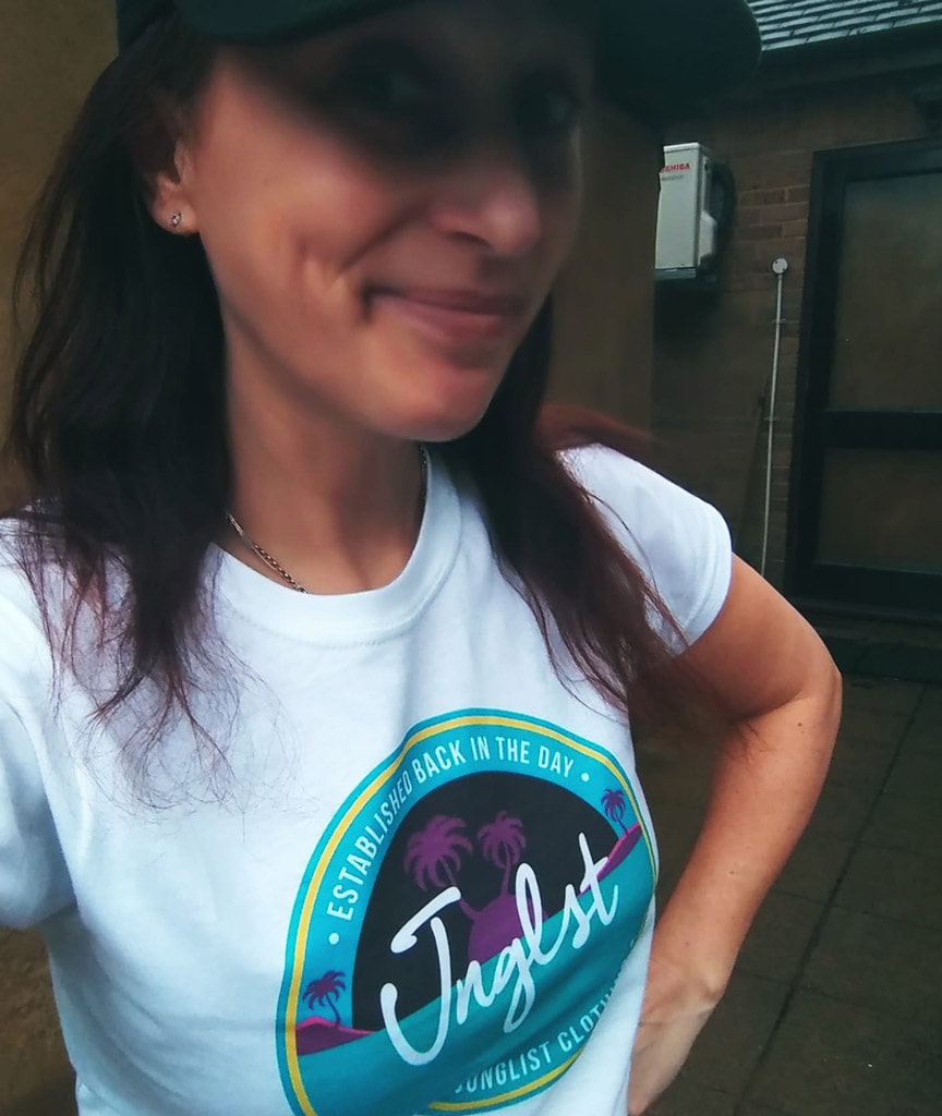 Tropical Junglist T Shirt in White
