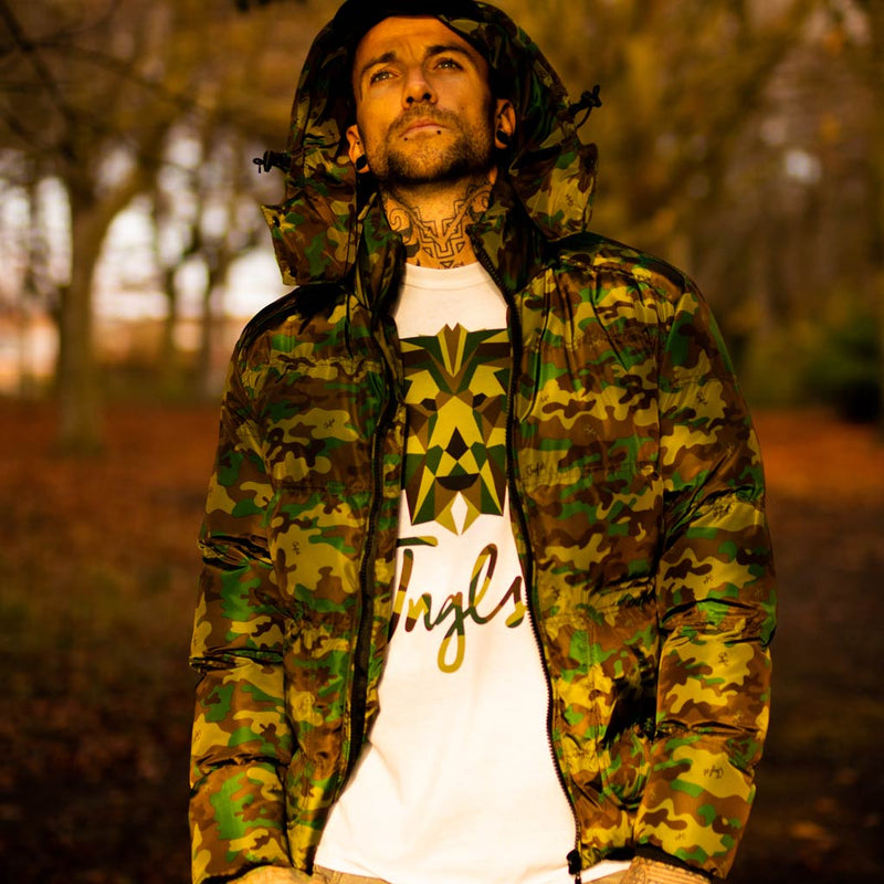 Junglist Winter Jacket Camo Model