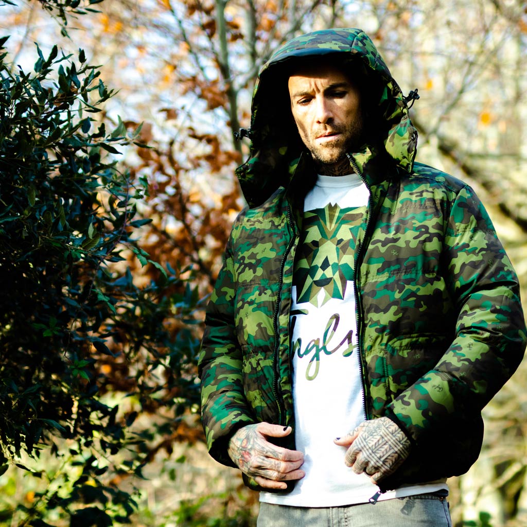 Camo Winter Jacket by Jnglst Clothing