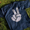 Navy Junglist T Shirt on Grass