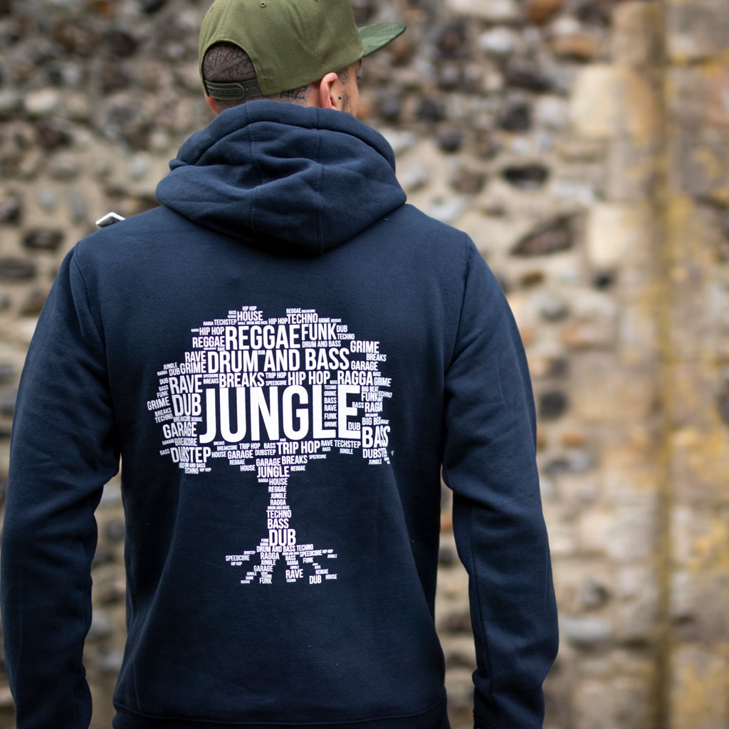 Rave Inspired Clothing from Jungle to Drum and Bass and Reggae