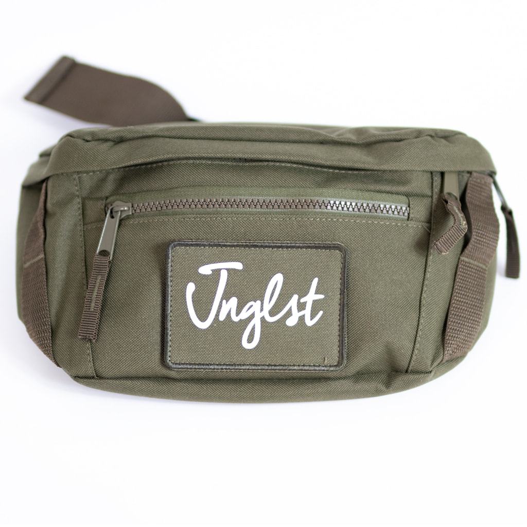 Junglist Raver Utility Bag in Olive Green by Junglist Network