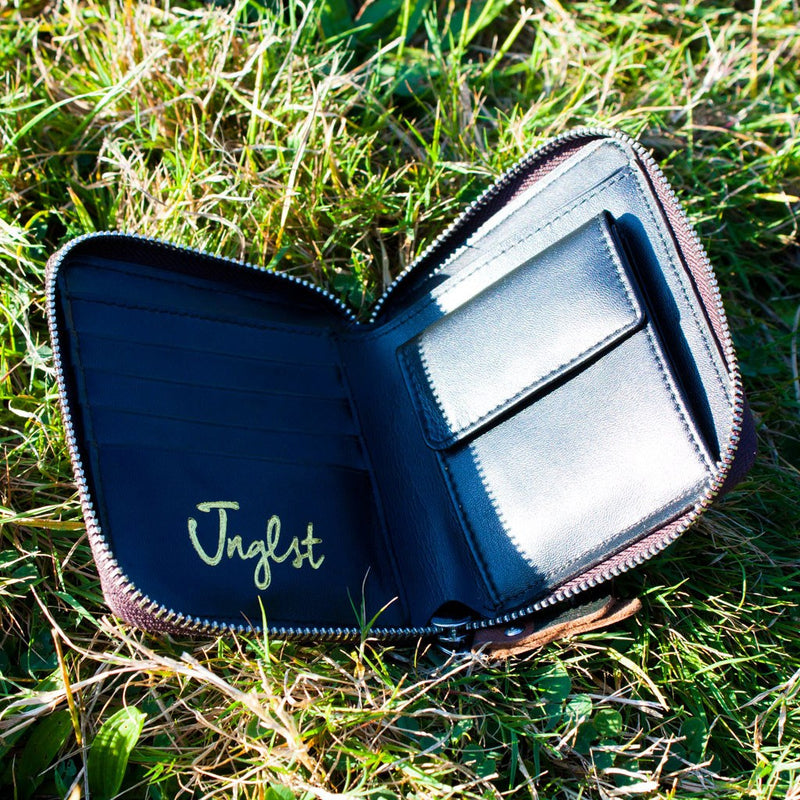 Leather Junglist Wallet by Jnglst Clothing