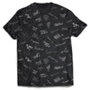 Black Signature T-Shirt from Yardrock and Junglist Network