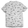 White Yardrock Junglist Signature T Shirt