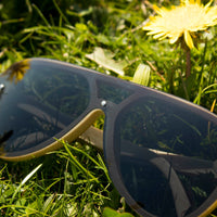 Grey Lense Bamboo Sunglasses