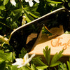 Grey flat topped Bamboo Sunglasses