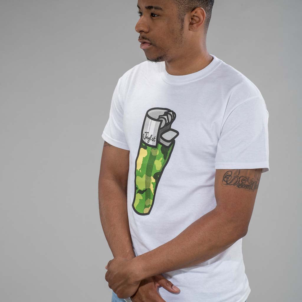 White Lighter T-Shirt for Junglists