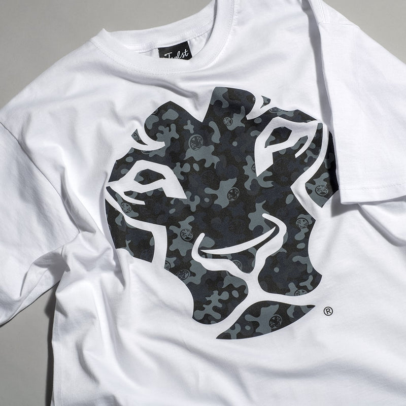 White Yardrock Full Fat Dark Camo T Shirt